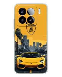 Чехол для Xiaomi Civi 5Pro с картинкой «Желтый Lamborghini город» Чехол для Xiaomi Civi 5Pro с картинкой «Желтый Lamborghini город»