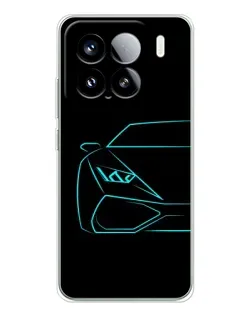 Чехол для Xiaomi Civi 5Pro с картинкой «Голубой силуэт Lamborghini» Чехол для Xiaomi Civi 5Pro с картинкой «Голубой силуэт Lamborghini»