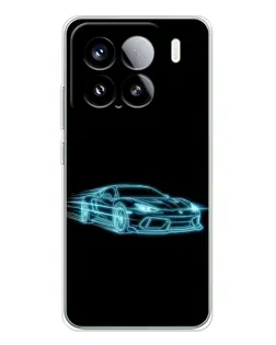 Чехол для Xiaomi Civi 5Pro с картинкой «Неоновый контур Lamborghini» Чехол для Xiaomi Civi 5Pro с картинкой «Неоновый контур Lamborghini»