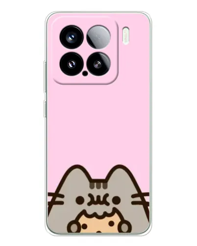 Чехол для Xiaomi Civi 5Pro с картинкой «Pusheen и печенье»