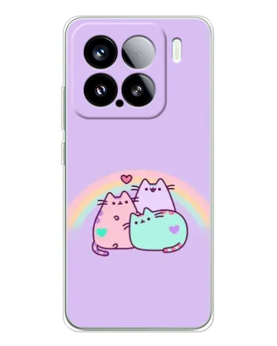 Чехол для Xiaomi Civi 5Pro с картинкой «Радужные Пушины»