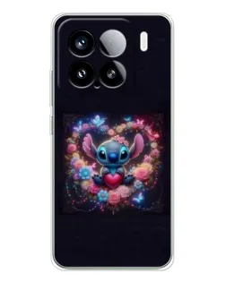 Чехол для Xiaomi Civi 5Pro с картинкой «Stitch в цветах»