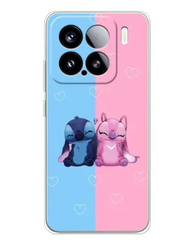 Чехол для Xiaomi Civi 5Pro с картинкой «Stitch и Angel Love»