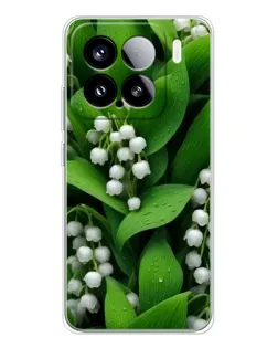 Чехол для Xiaomi Civi 5Pro с картинкой «Ландыши в зелени»