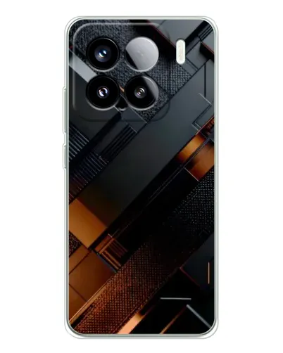 Чехол для Xiaomi Civi 5Pro с картинкой «Черные геометрические блоки» Чехол для Xiaomi Civi 5Pro с картинкой «Черные геометрические блоки»