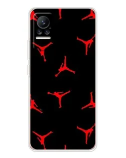 Чехол для Xiaomi Civi с картинкой «Jordan Red Pattern»