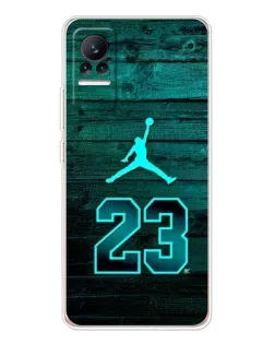 Чехол для Xiaomi Civi с картинкой «Jordan Cyan 23»
