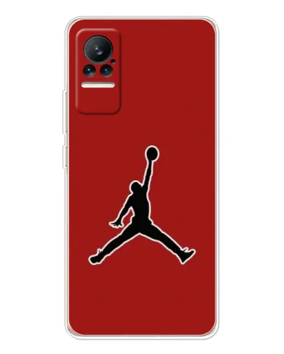 Чехол для Xiaomi Civi с картинкой «Jordan Red Back»