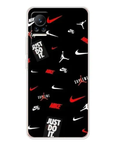 Чехол для Xiaomi Civi с картинкой «Nike Mix Pattern»