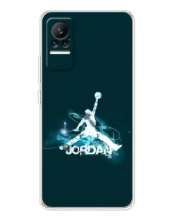 Чехол для Xiaomi Civi с картинкой «Jordan Blue Fire»