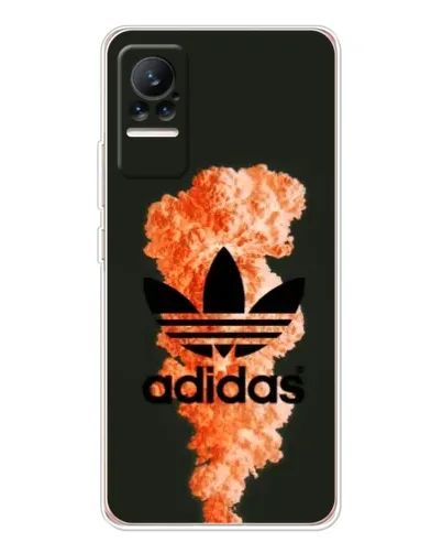 Чехол для Xiaomi Civi с картинкой «Оранжевый дым Adidas»