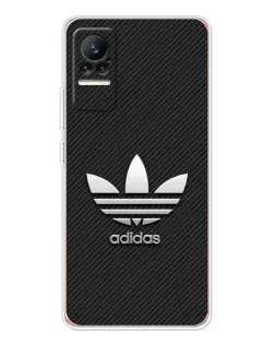 Чехол для Xiaomi Civi с картинкой «Adidas Карбоновая текстура»
