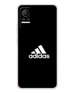 Чехол для Xiaomi Civi с картинкой «Черная классика Adidas»