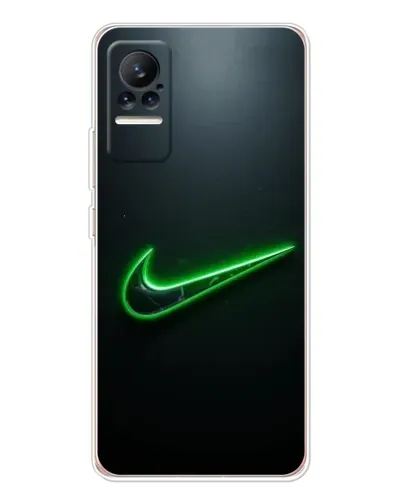 Чохол для Xiaomi Civi з картинкою «Неоновий контур Nike»