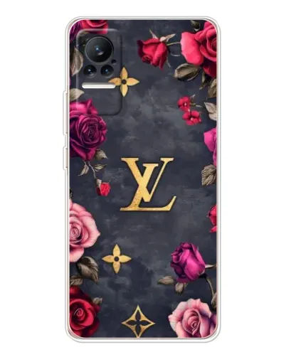 Чехол для Xiaomi Civi с картинкой «Цветочный Louis Vuitton»