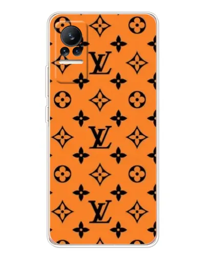 Чехол для Xiaomi Civi с картинкой «Оранжевый стиль LV»