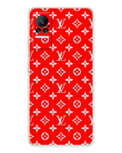 Чехол для Xiaomi Civi с картинкой «Яркий паттерн LV»