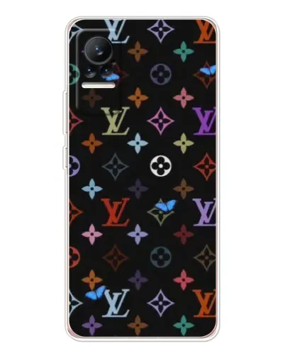 Чехол для Xiaomi Civi с картинкой «Цветная монограмма LV»