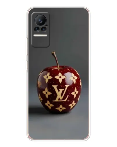 Чехол для Xiaomi Civi с картинкой «Красное яблоко LV»