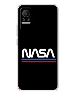 Чехол для Xiaomi Civi с картинкой «NASA — классика Red Blue» Чехол для Xiaomi Civi с картинкой «NASA — классика Red Blue»