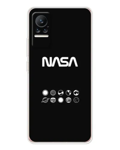 Чехол для Xiaomi Civi с картинкой «NASA — технический принт» Чехол для Xiaomi Civi с картинкой «NASA — технический принт»