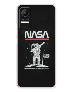 Чехол для Xiaomi Civi с картинкой «NASA — шагаем по Луне» Чехол для Xiaomi Civi с картинкой «NASA — шагаем по Луне»