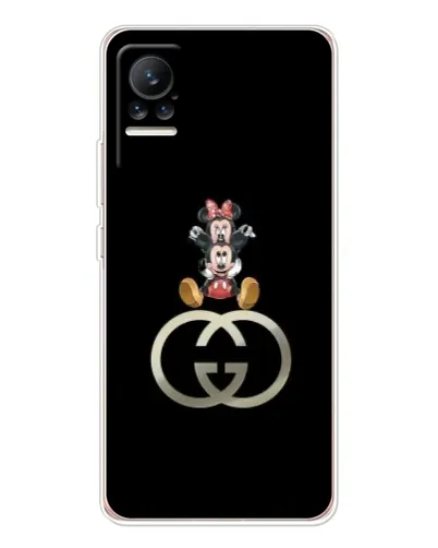 Чехол для Xiaomi Civi с картинкой «Минни Маус на лого»