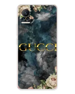Чохол для Xiaomi Civi з картинкою «Абстрактні квіти Gucci» Чохол для Xiaomi Civi з картинкою «Абстрактні квіти Gucci»