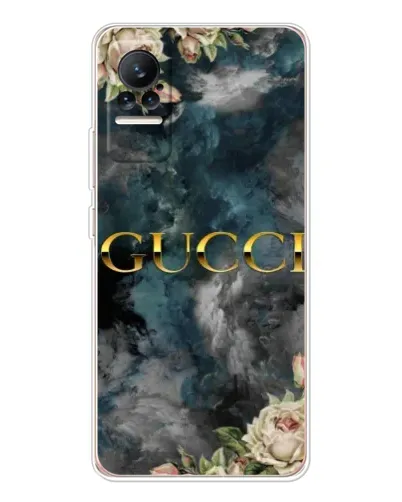 Чехол для Xiaomi Civi с картинкой «Абстрактные цветы Gucci»