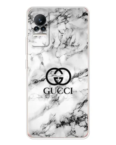 Чехол для Xiaomi Civi с картинкой «Gucci — мраморный шик»