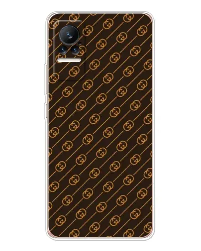 Чехол для Xiaomi Civi с картинкой «Gucci — золотые диагонали»