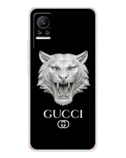 Чохол для Xiaomi Civi з картинкою «Gucci — срібний лев» Чохол для Xiaomi Civi з картинкою «Gucci — срібний лев»