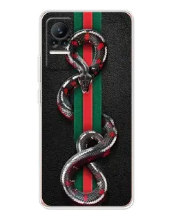 Чохол для Xiaomi Civi з картинкою «Gucci — змія на смузі» Чохол для Xiaomi Civi з картинкою «Gucci — змія на смузі»