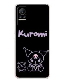 Чехол для Xiaomi Civi с картинкой «Kuromi — черный минимализм» Чехол для Xiaomi Civi с картинкой «Kuromi — черный минимализм»