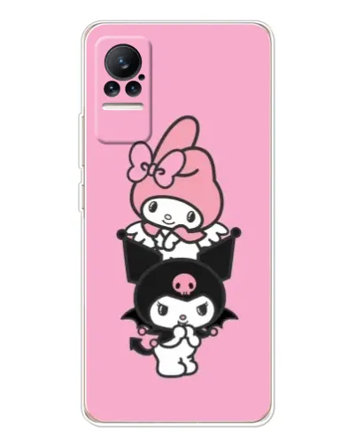 Чехол для Xiaomi Civi с картинкой «My Melody и Kuromi» Чехол для Xiaomi Civi с картинкой «My Melody и Kuromi»