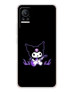 Чехол для Xiaomi Civi с картинкой «Электрическая Kuromi» Чехол для Xiaomi Civi с картинкой «Электрическая Kuromi»