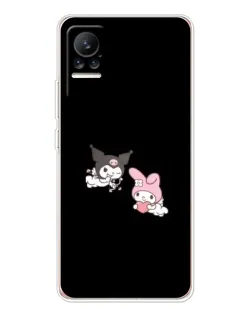 Чехол для Xiaomi Civi с картинкой «My Melody и Kuromi» Чехол для Xiaomi Civi с картинкой «My Melody и Kuromi»