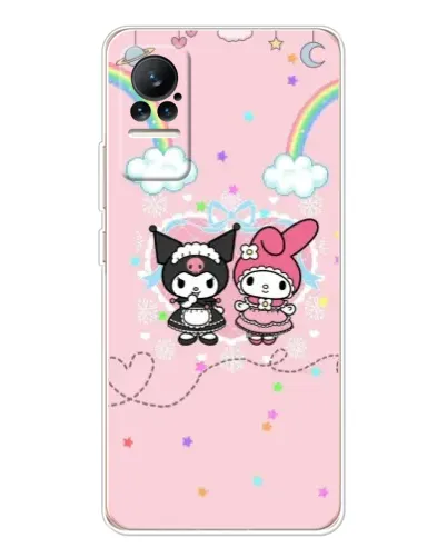 Чехол для Xiaomi Civi с картинкой «My Melody и Kuromi» Чехол для Xiaomi Civi с картинкой «My Melody и Kuromi»