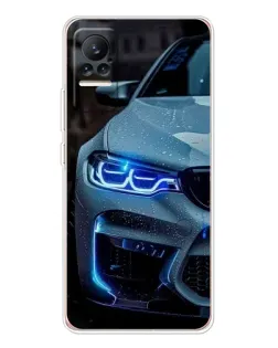 Чехол для Xiaomi Civi с картинкой «Взгляд BMW с синими фарами» Чехол для Xiaomi Civi с картинкой «Взгляд BMW с синими фарами»