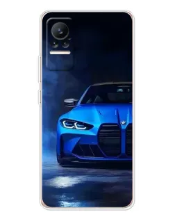 Чехол для Xiaomi Civi с картинкой «Голубая BMW M4» Чехол для Xiaomi Civi с картинкой «Голубая BMW M4»