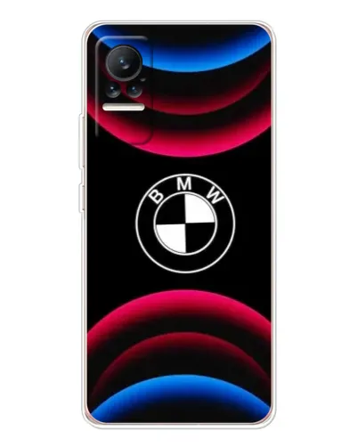 Чехол для Xiaomi Civi с картинкой «Логотип BMW и неоновые дуги» Чехол для Xiaomi Civi с картинкой «Логотип BMW и неоновые дуги»