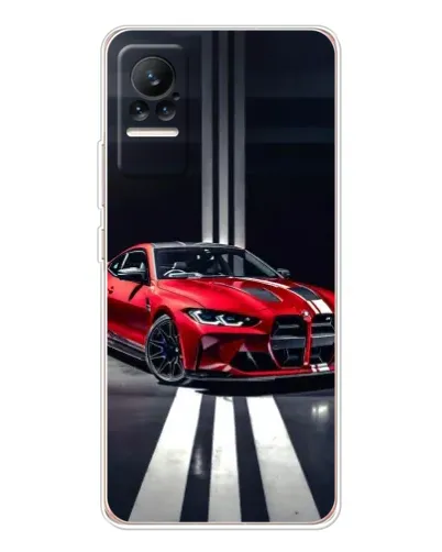 Чехол для Xiaomi Civi с картинкой «Красная BMW на дороге» Чехол для Xiaomi Civi с картинкой «Красная BMW на дороге»