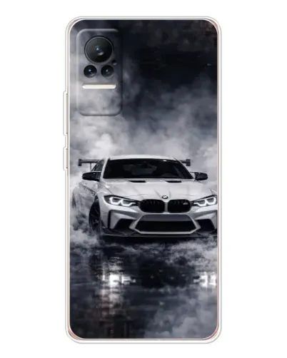 Чехол для Xiaomi Civi с картинкой «BMW сквозь туман» Чехол для Xiaomi Civi с картинкой «BMW сквозь туман»