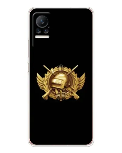 Чехол для Xiaomi Civi с картинкой «PUBG — оранжевый градиент»