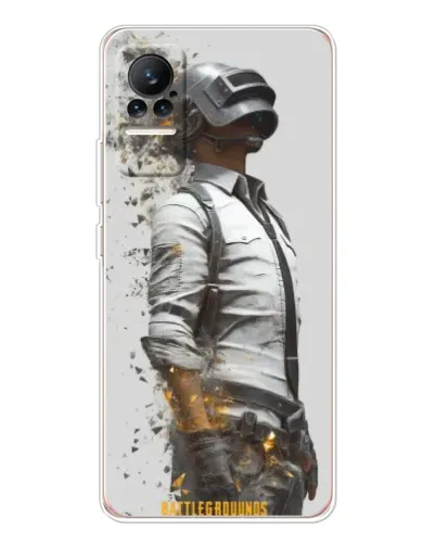 Чехол для Xiaomi Civi с картинкой «PUBG — боец в пыли»