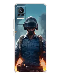 Чехол для Xiaomi Civi с картинкой «PUBG — реалистичный герой»