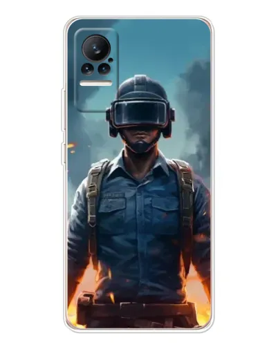 Чехол для Xiaomi Civi с картинкой «PUBG — реалистичный герой»