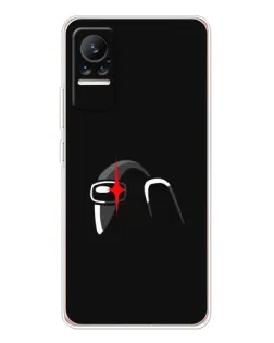 Чехол для Xiaomi Civi с картинкой «Among Us шлем»