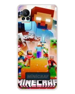 Чохол для Xiaomi Civi з картинкою «Minecraft герої гри»