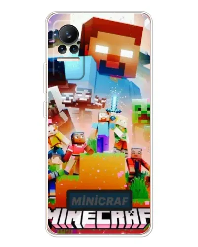 Чохол для Xiaomi Civi з картинкою «Minecraft герої гри»
